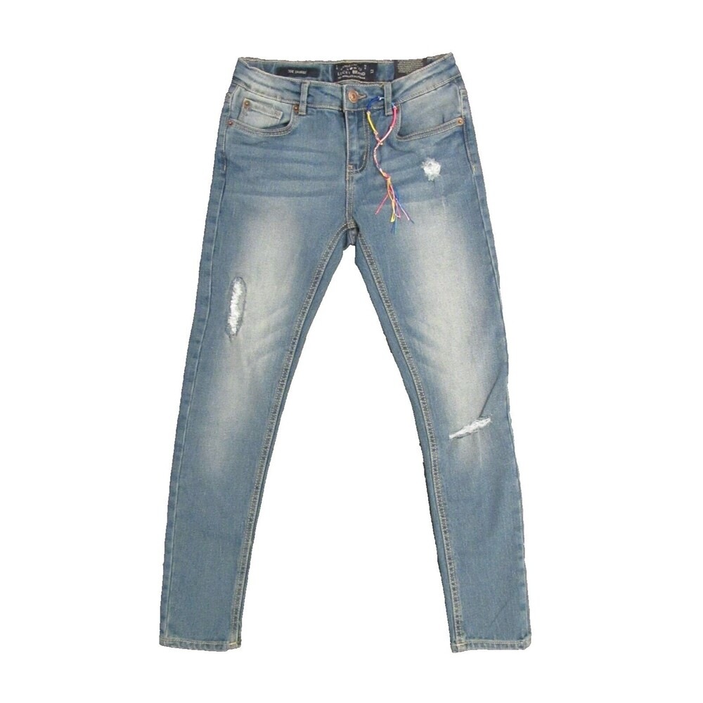 Lucky Brand Zoe Skinny Jeans Girls Size 12 NWT Denim School Classic Casual